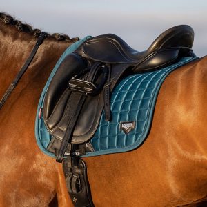 LeMieux Loire satin classic dressage square marine