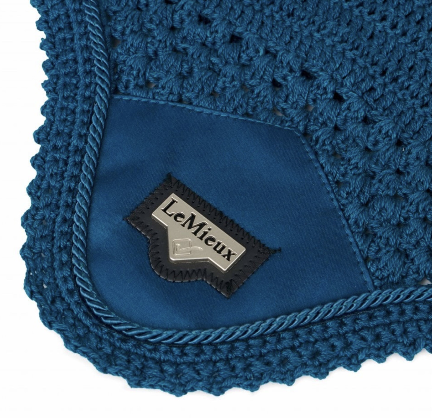 LeMieux Loire satin fly hood - Marine XL - Image 2