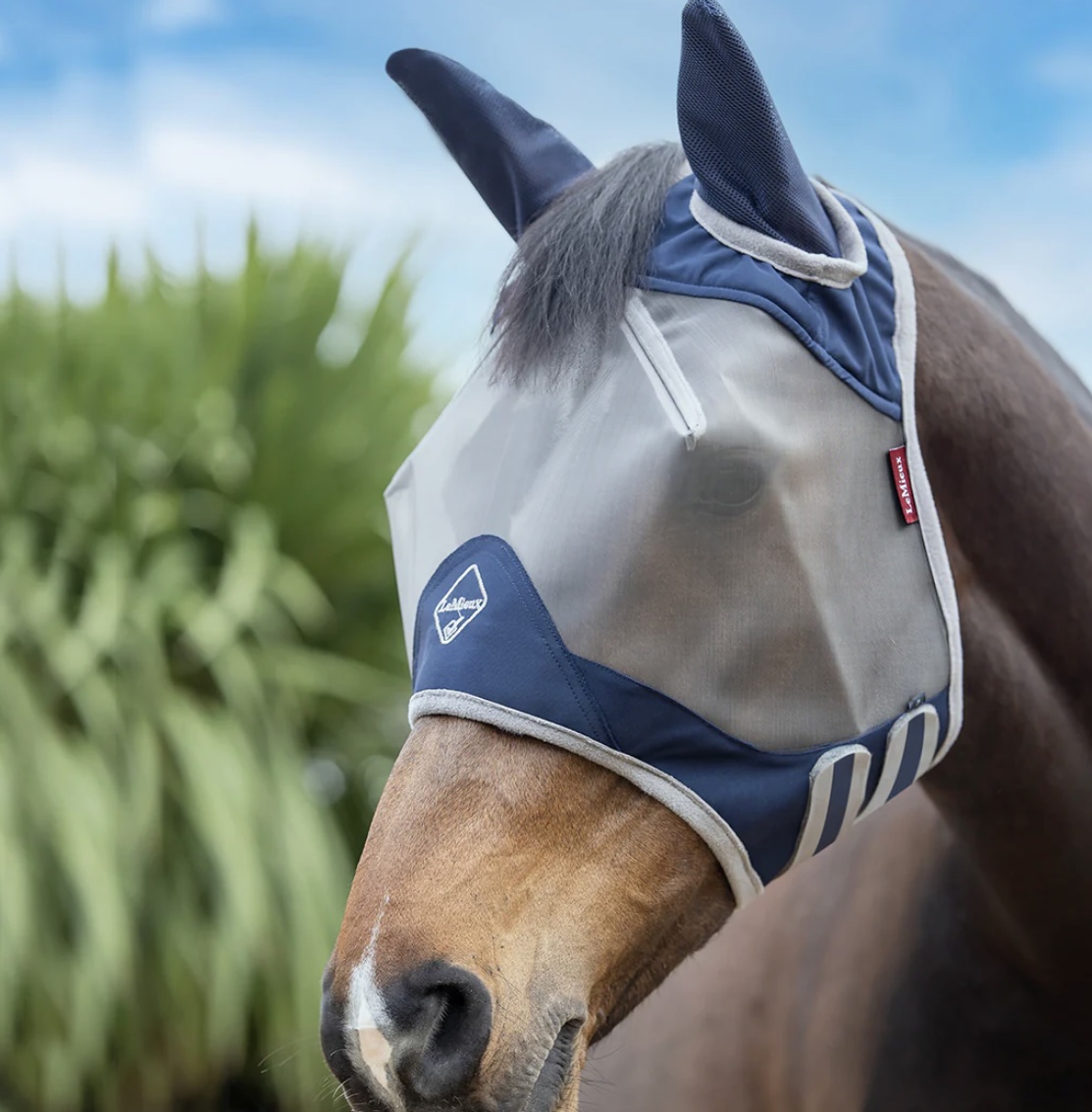 LeMieux AS Protector Half Flymask - navy - Image 2