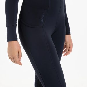 LeMieux Naomi Pull On breeches full seat navy